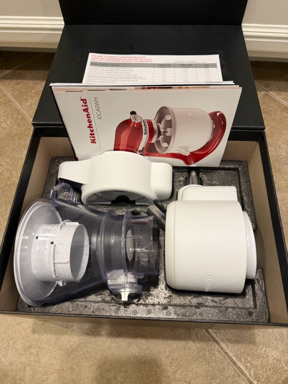 KitchenAid KSMSFTA Stand Mixer Sifter Scale Attachment Baking - Picture 4 of 9